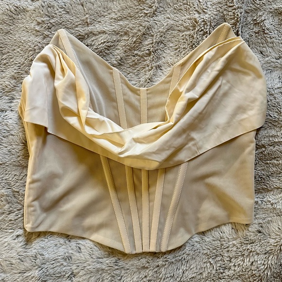 NBD Hailee Bustier Top - Ivory, Size XL 🤍 - Picture 3 of 6